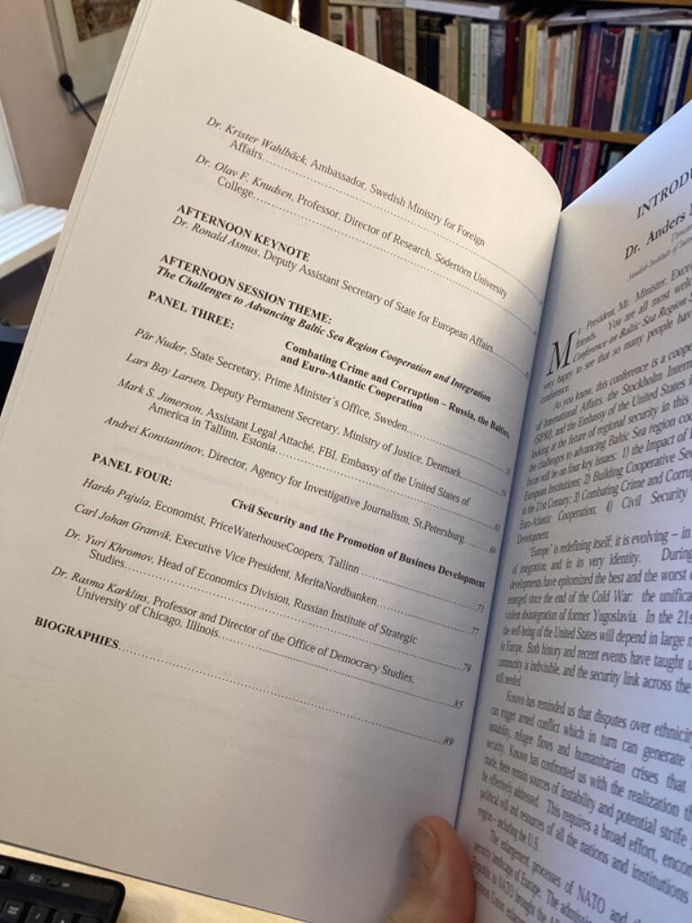 4th Annual Stockholm Conference on Baltic Sea Security and Cooperation : a post conference report
