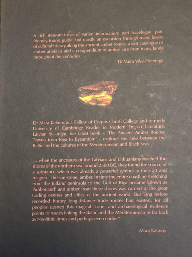 The ancient amber routes - travels from Rīga to Byzantium