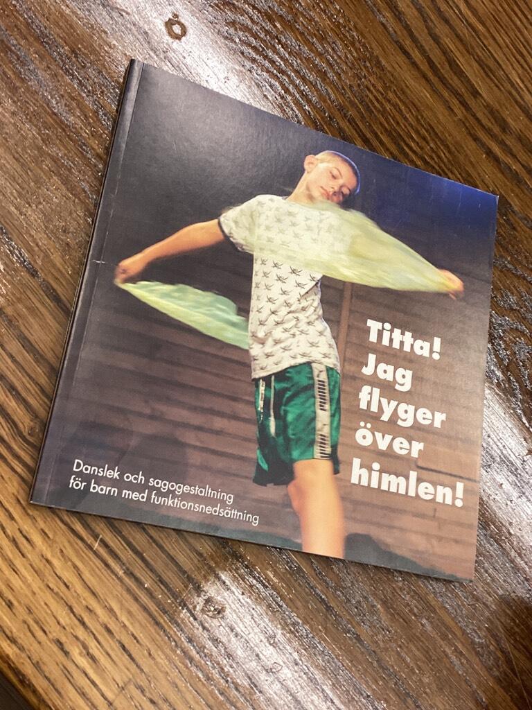 Titta! Jag flyger &ouml;ver himlen! : danslek och sagogestaltning f&ouml;r barn med funktionsneds&auml;ttning