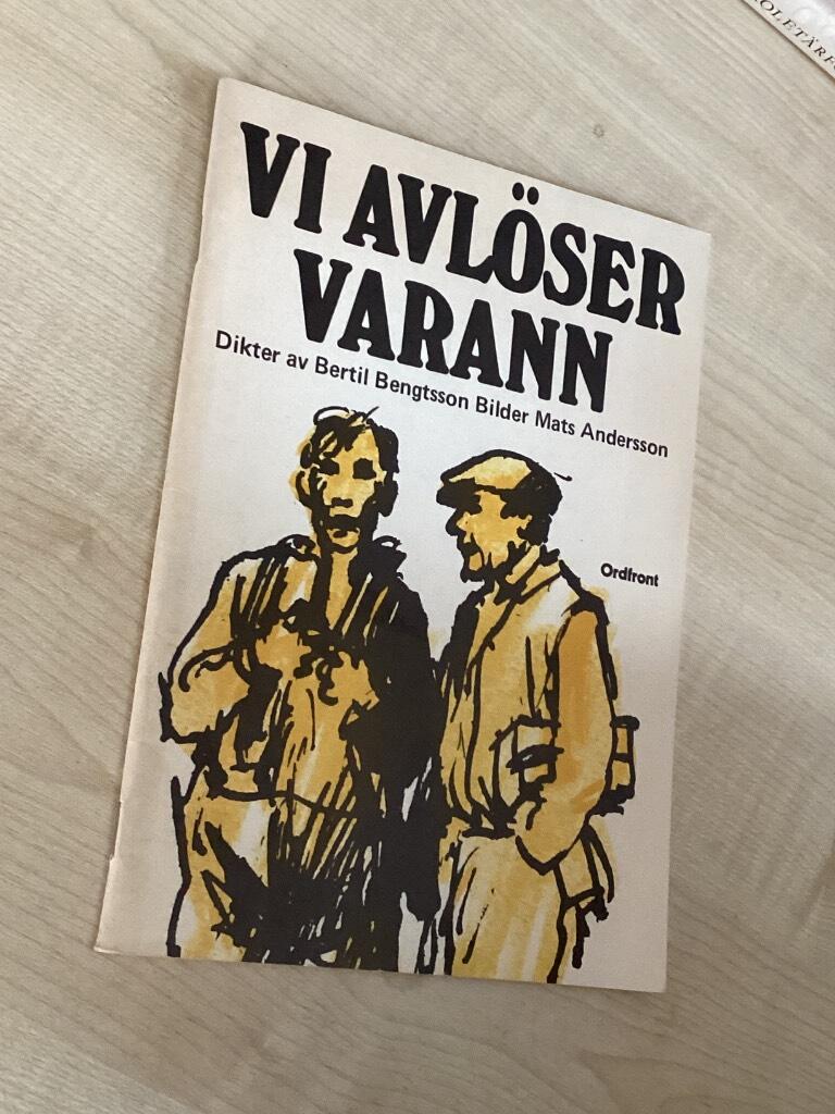 Vi avl&ouml;ser varann : [dikter]