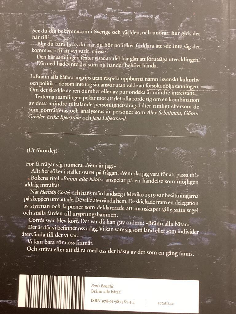 Br&auml;nn alla b&aring;tar! - texter 2016-2024