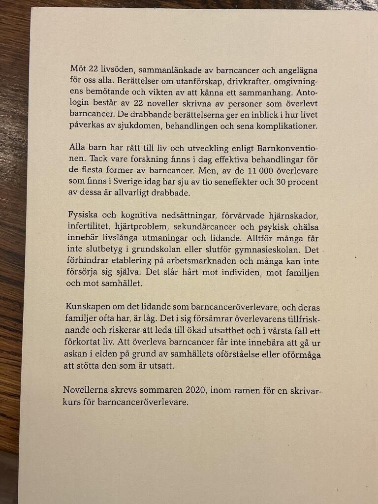 Man ska vara tacksam att man &ouml;verlevt har jag h&ouml;rt
