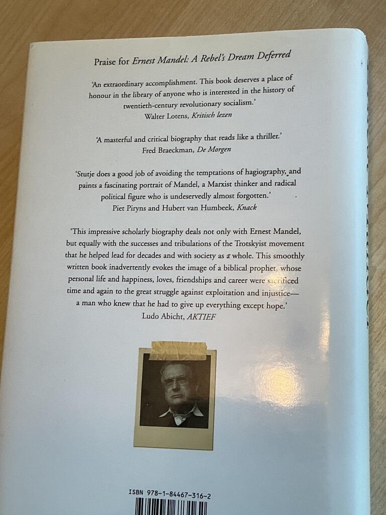 Ernest Mandel - a rebel's dream deferred