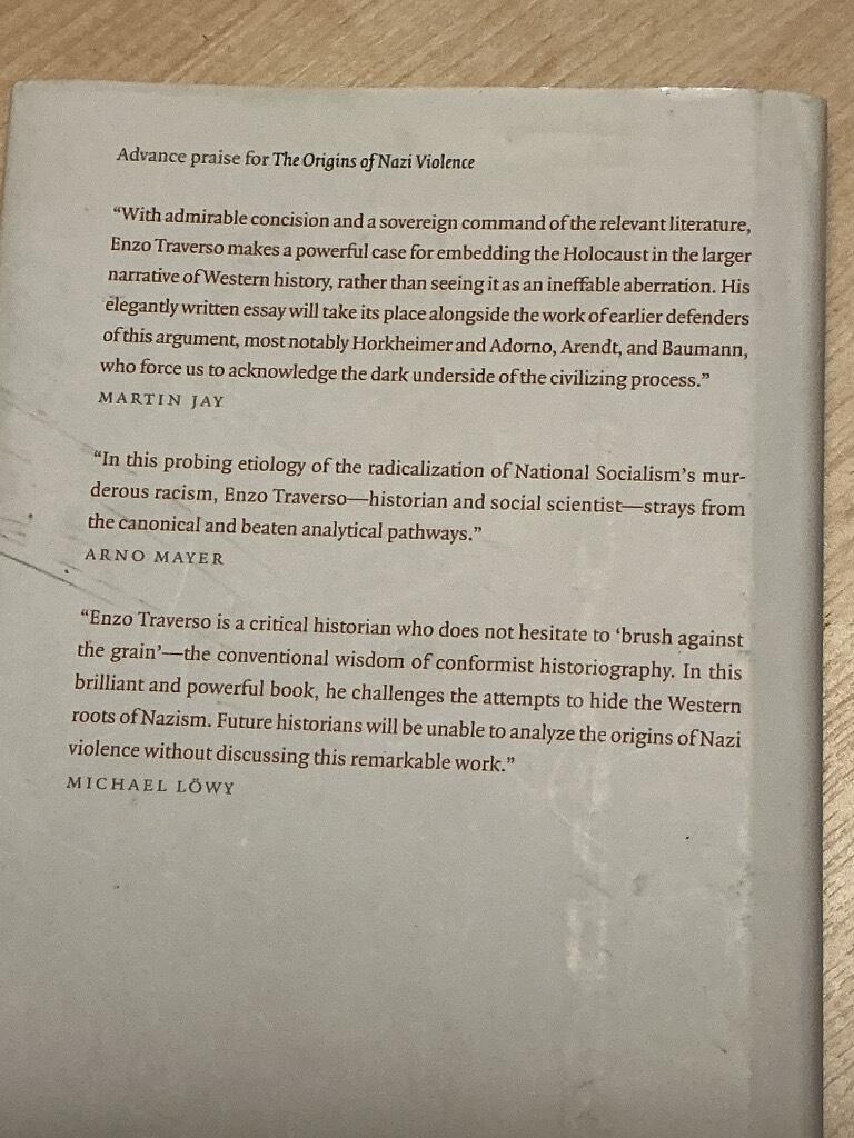 The origins of Nazi violence - by Enzo Traverso ; translated by Janet Lloyd