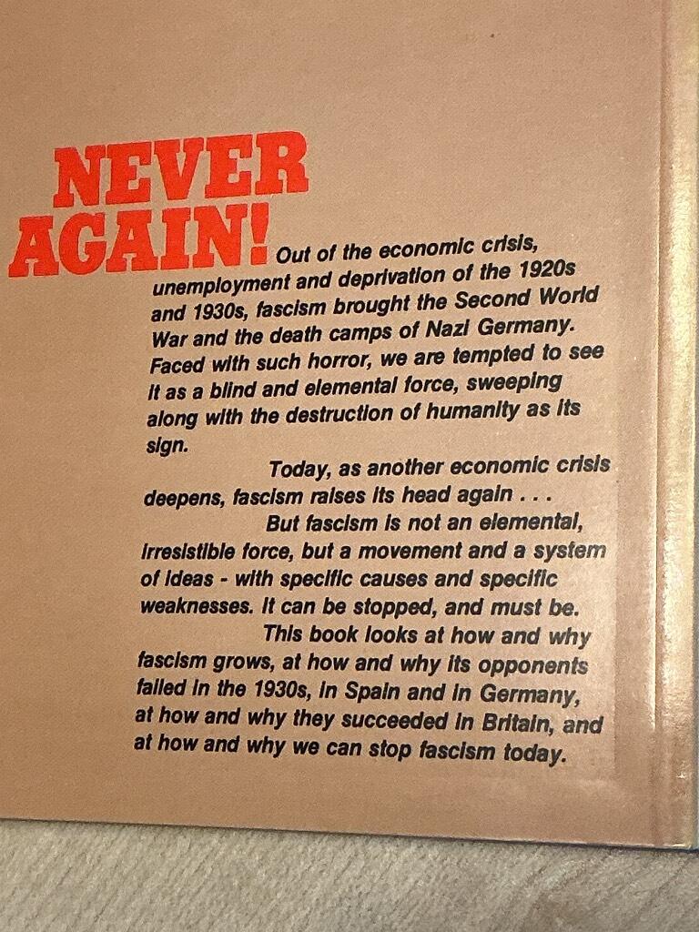 Never again! - the hows and whys of stopping fascism