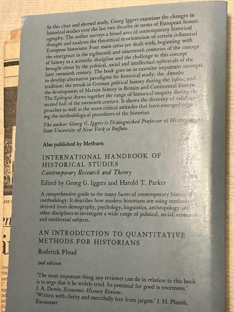 New directions in European historiography