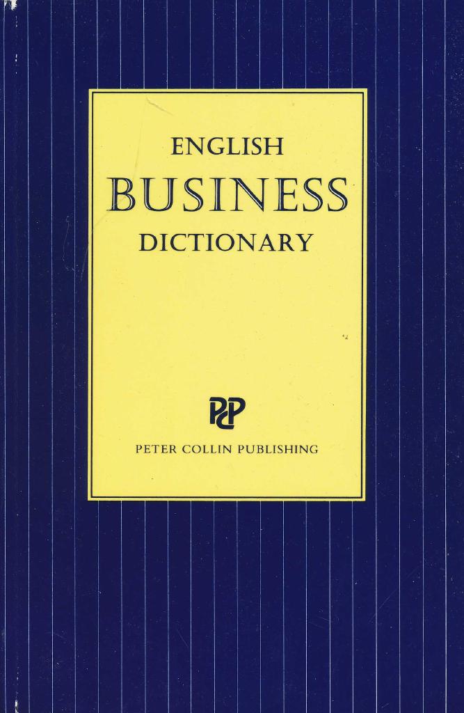 English business dictionary