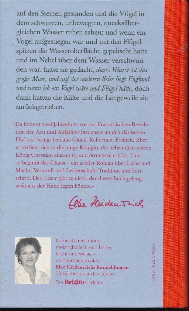 Der Besuch des Leibarztes : Roman