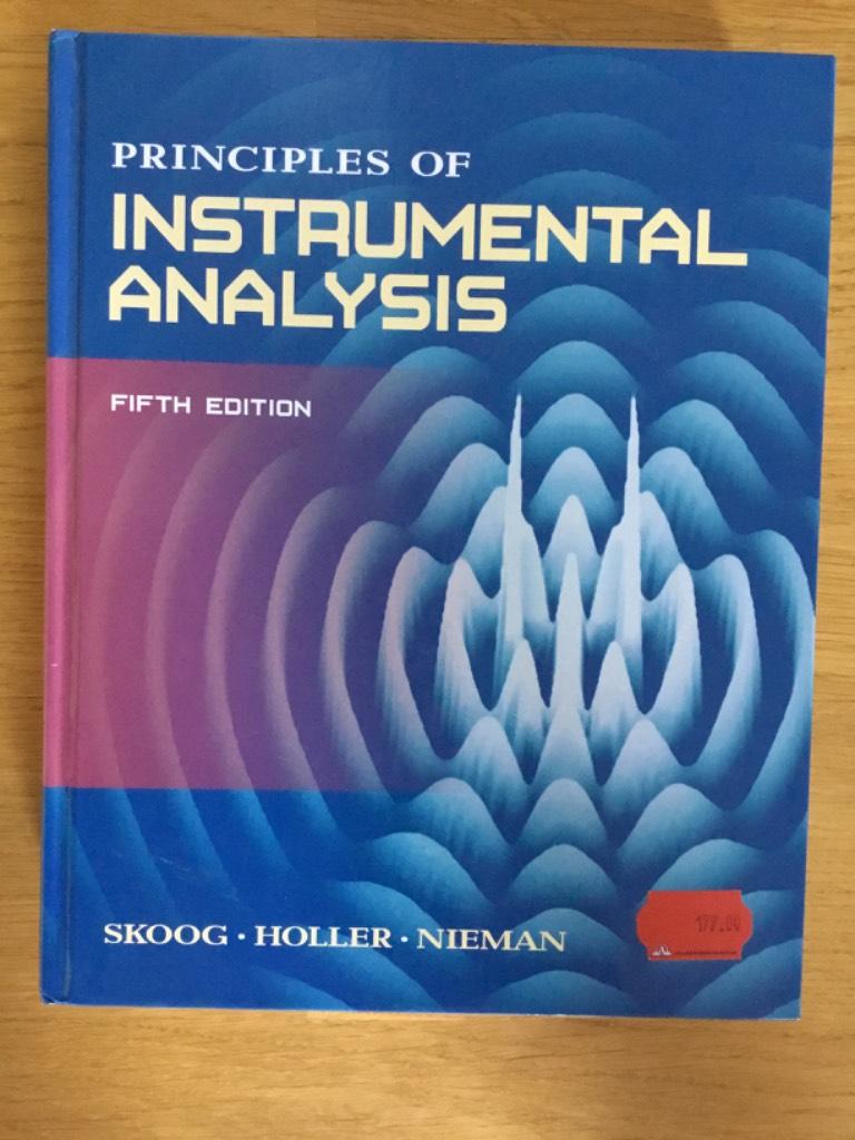 Principles of instrumental analysis