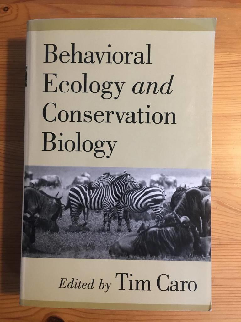 Behavioral ecology and conservation biology