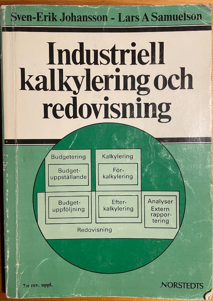 Industriell kalkylering och redovisning : industriella ekonomisystem