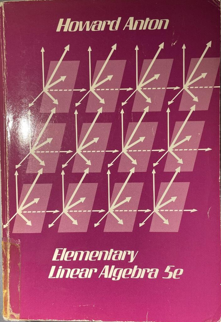 Elementary linear algebra