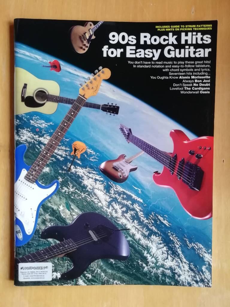 90s rock hits for easy guitar