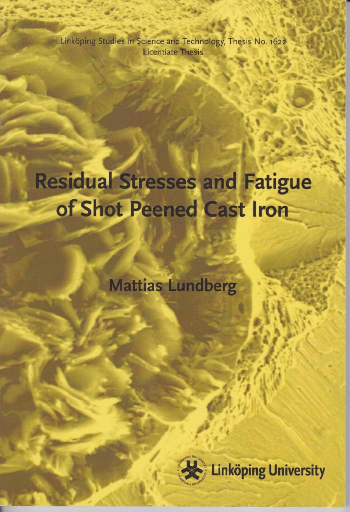 Residual Stresses and Fatigue of Shot Peened Cast Iron