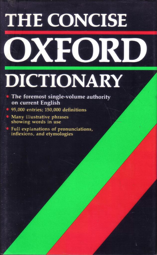 The concise Oxford dictionary of current English : based on the Oxford English dictionary and its supplements