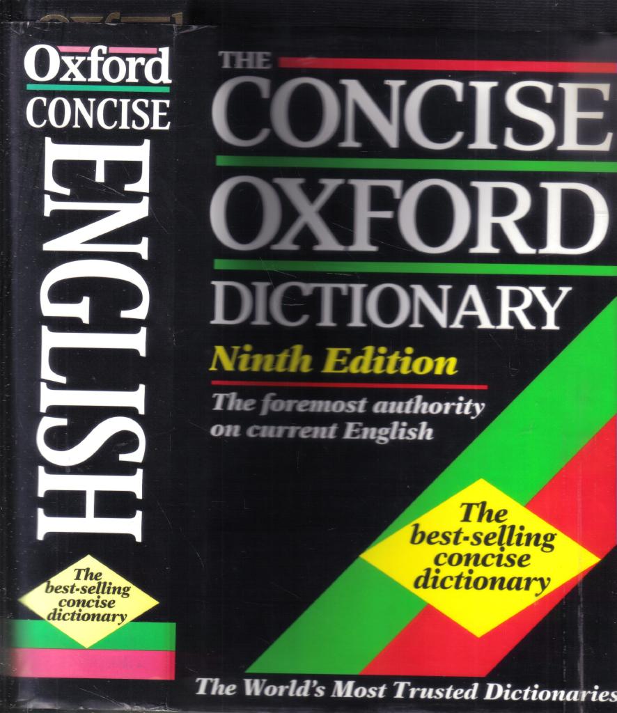 The concise Oxford dictionary of current English