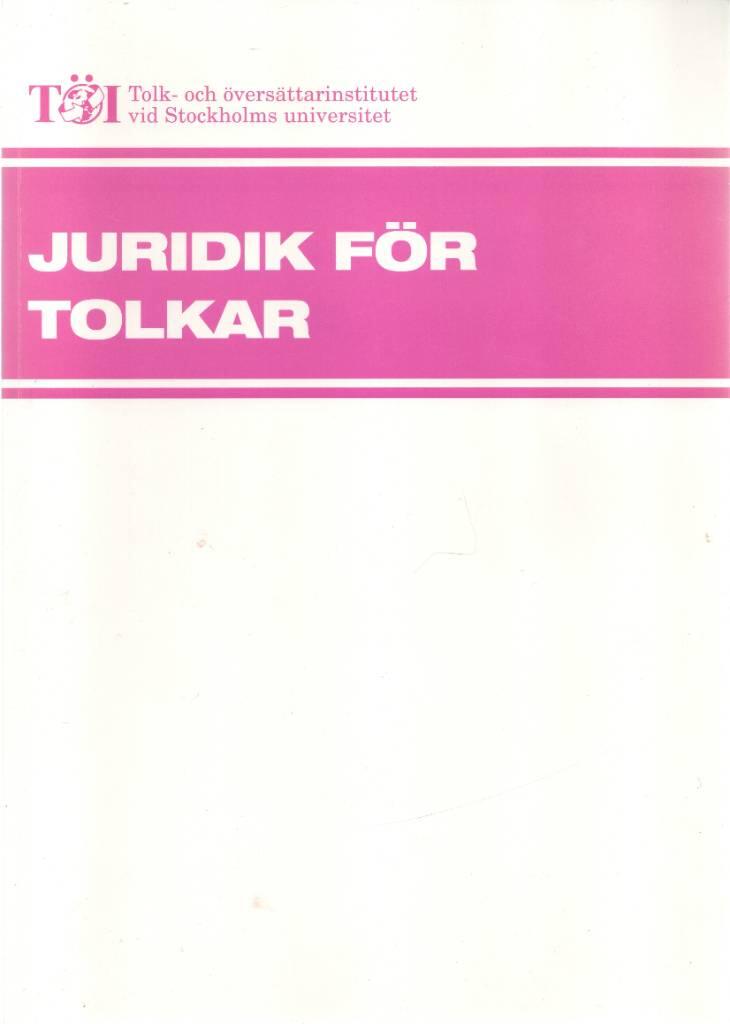 Juridik f&ouml;r tolkar