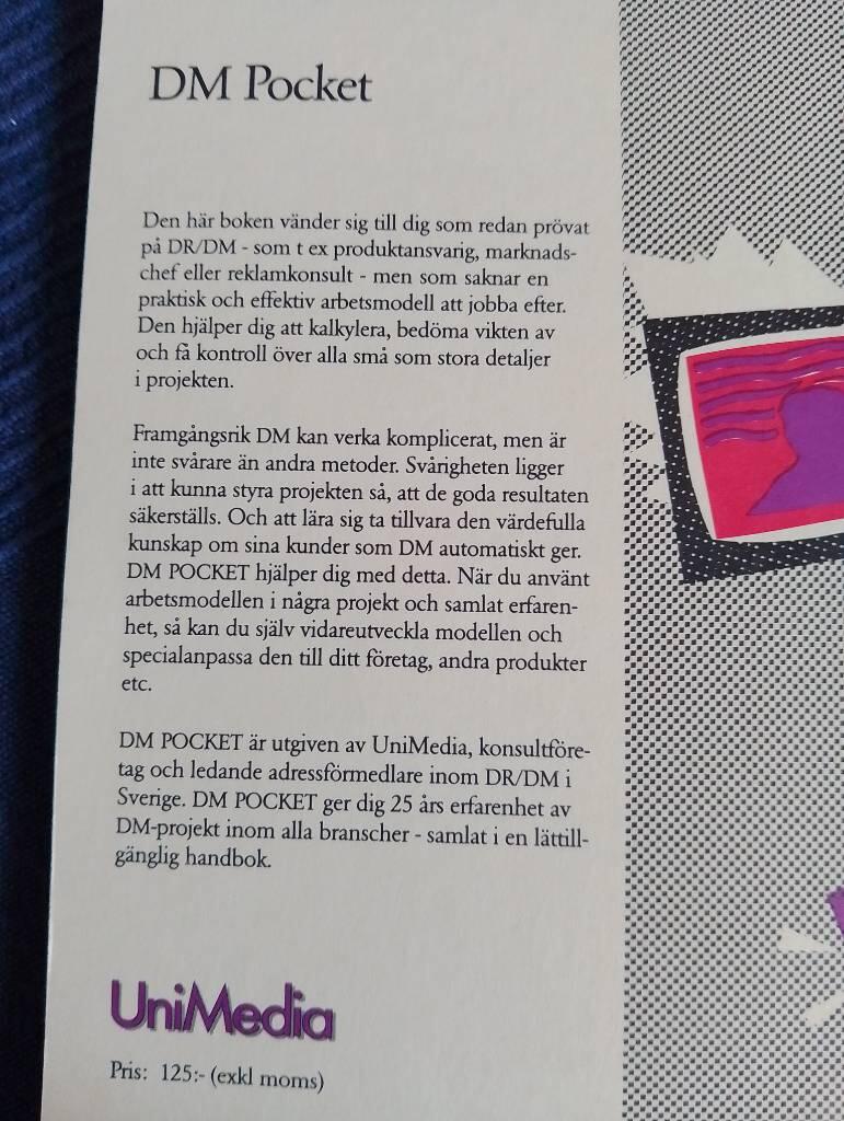 DM pocket : praktisk handbok i direktmarknadsföring