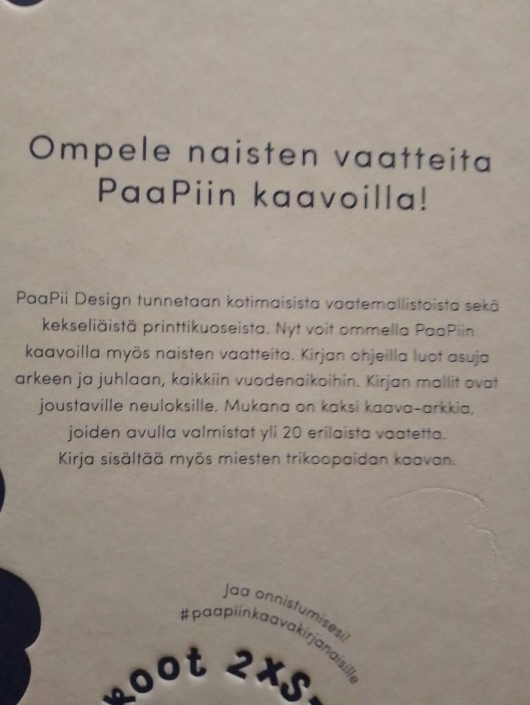 PaaPiin kaavakirja naisille