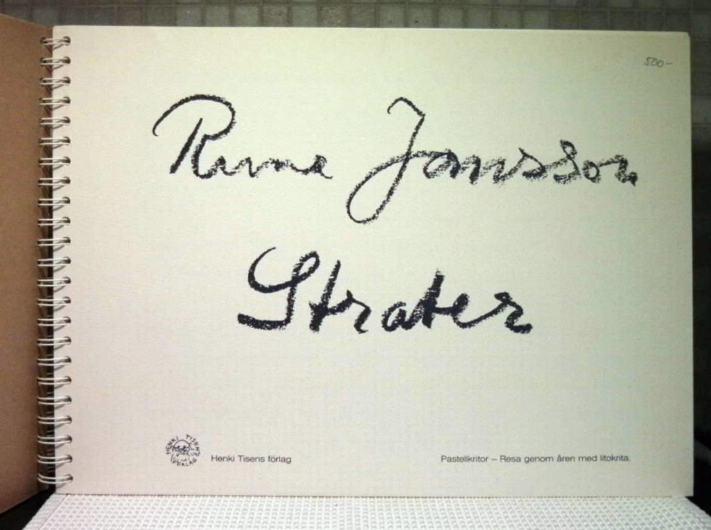 Strater : pastellkritor - resa genom &aring;ren med litokrita