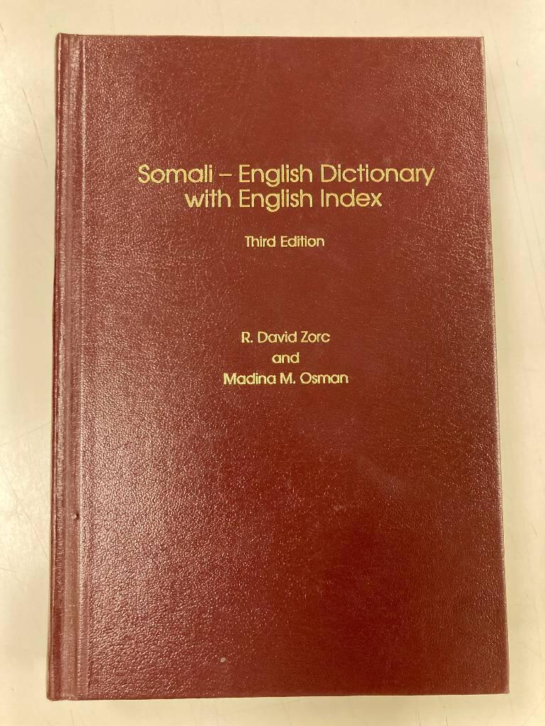 Somali-English dictionary with English index