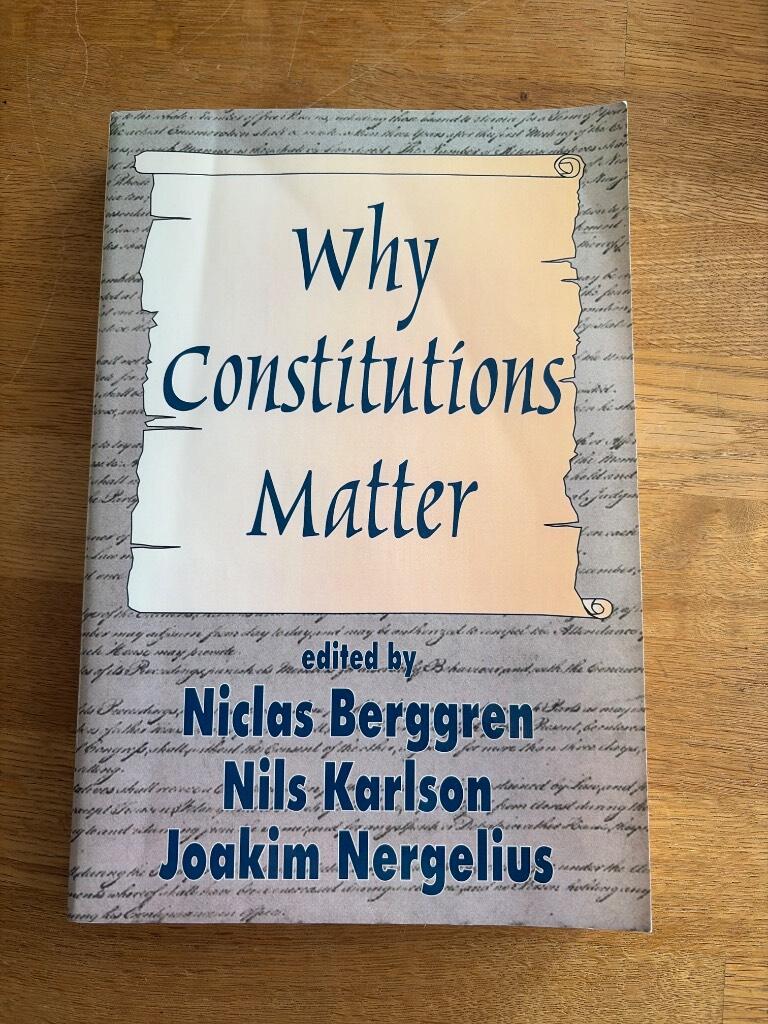 Why constitutions matter