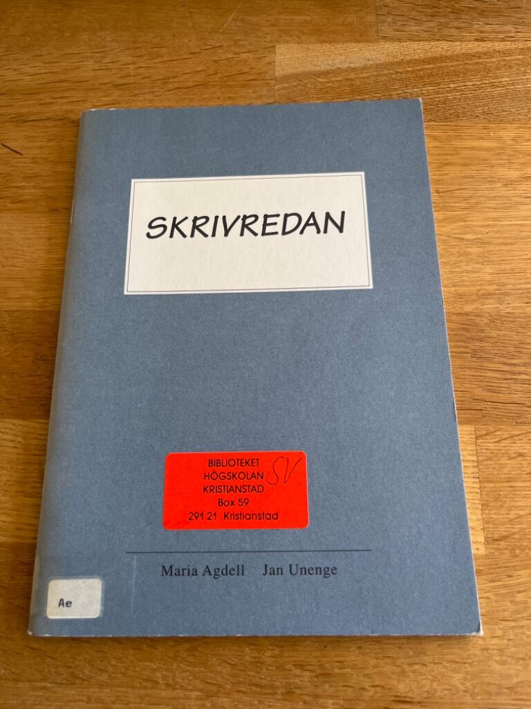 Skrivredan - en liten handbok f&ouml;r den som vill skriva uppsats eller sammanst&auml;lla projekt och utvecklingsarbeten