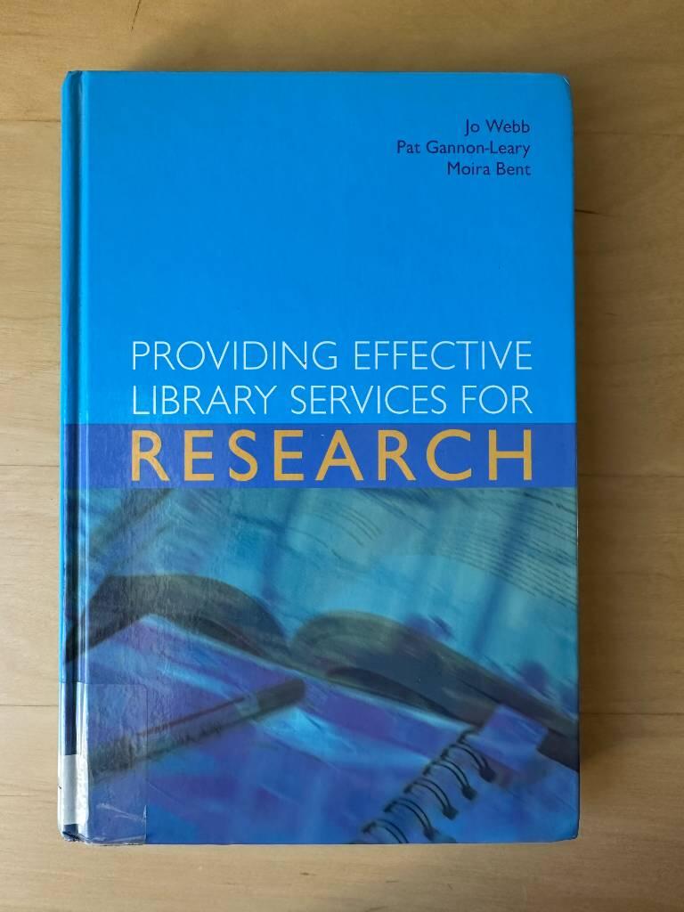 Providing effective library services for research