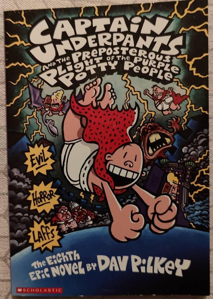 Captain Underpants and the preposterous plight of the purple potty people - the eighth epic novel