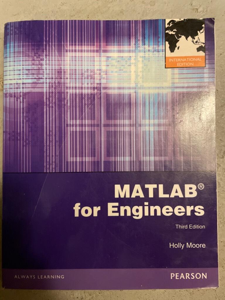 MATLAB for engineers