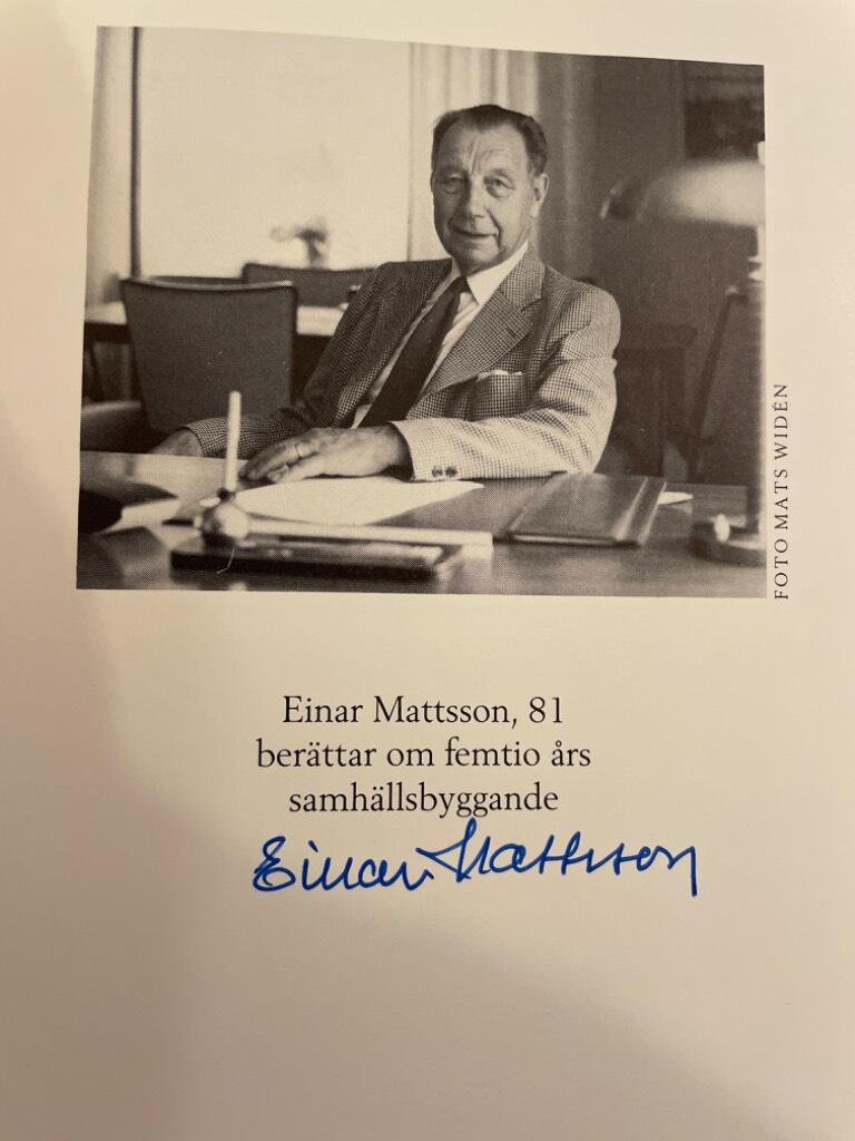 Einar Mattsson : byggm&auml;stare