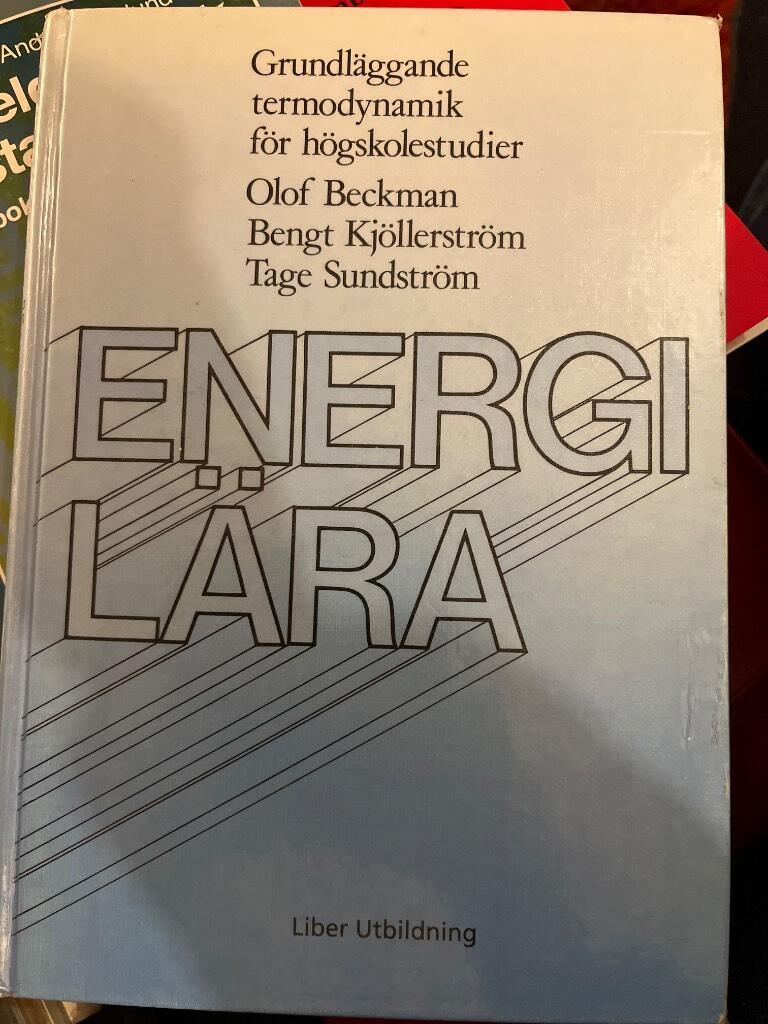 Energil&auml;ra - grundl&auml;ggande termodynamik f&ouml;r h&ouml;gskolestudier
