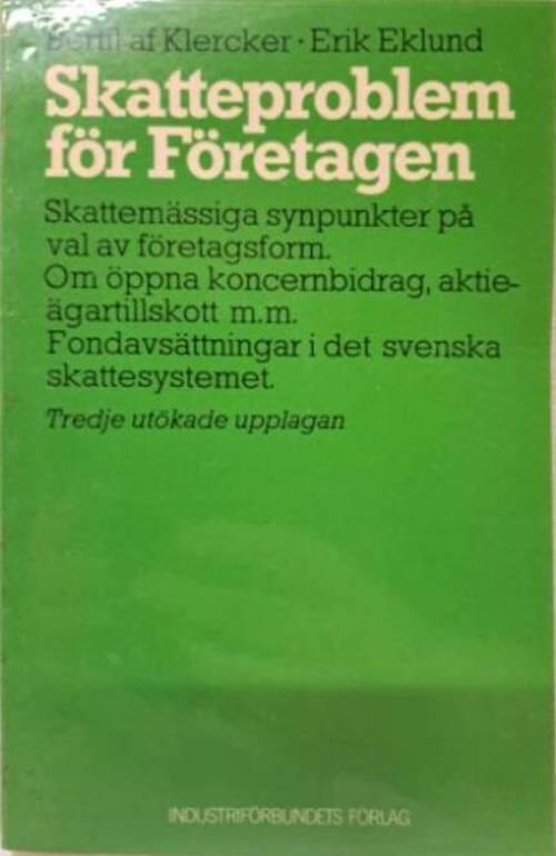 Skatteproblem f&ouml;r f&ouml;retagen