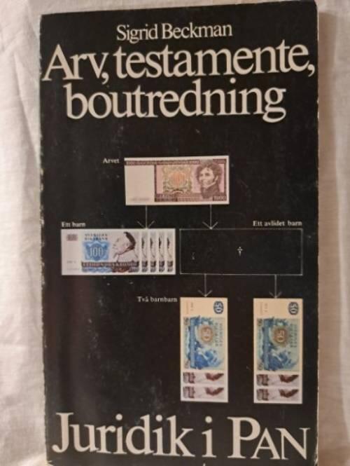 Arv, testamente, boutredning