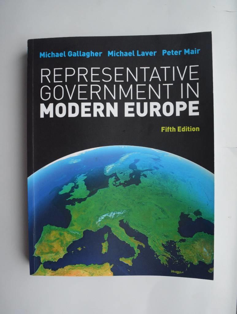 Representative government in modern Europe