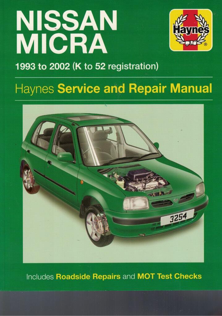 Nissan Micra (K11 series) service and repair manual - Nissan Micra Hatchback, including automatic transmission (N-CVT) models and special limited editions 1.0 litre (998cc), 1.3 litre (1275cc) and 1.4 litre (1348cc) petrol engines  : [1993 to 2002 (K to 5