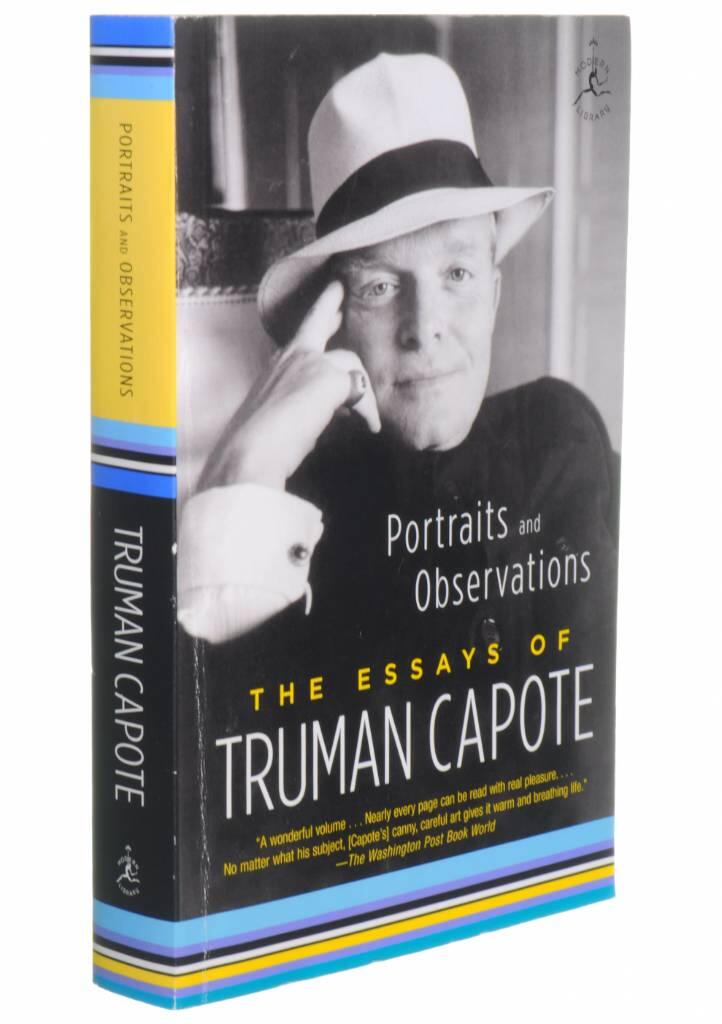 Portraits and observations - the essays of Truman Capote