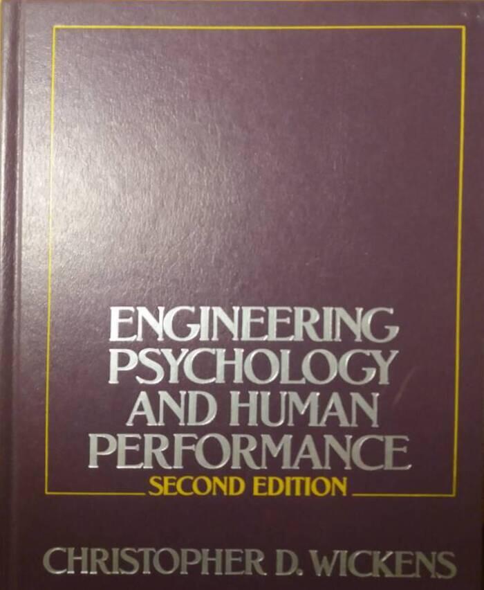 Engineering psychology and human performance
