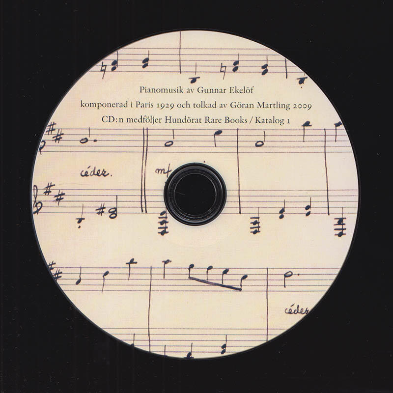 Ur Gunnar Ekel&ouml;fs boksamling och arkiv