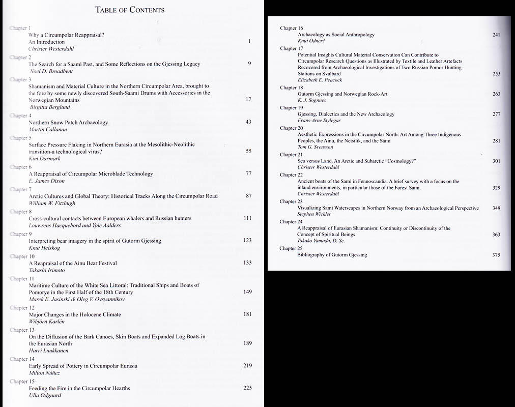 A circumpolar reappraisal - the legacy of Gutorm Gjessing (1906-1979) : proceedings of an international conference held in Trondheim, Norway, 10th-12th October 2008, arranged by the Institute of Archaeology and Religious Studies, and the SAK department of