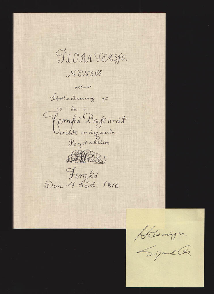 Flora Femsionensis eller F&ouml;rteckning p&aring; de i Femsi&ouml; pastorat wildt w&auml;xande vegitabilier