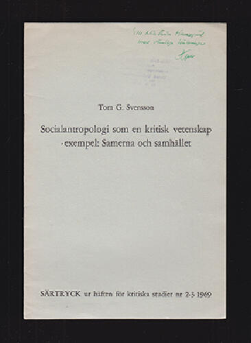 Ethnicity And Mobilization In Sami Politics