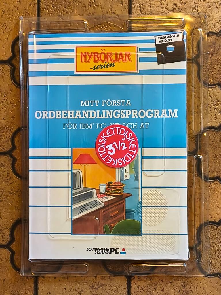 Mitt f&ouml;rsta ordbehandlingsprogram f&ouml;r IBM PC, XT och AT