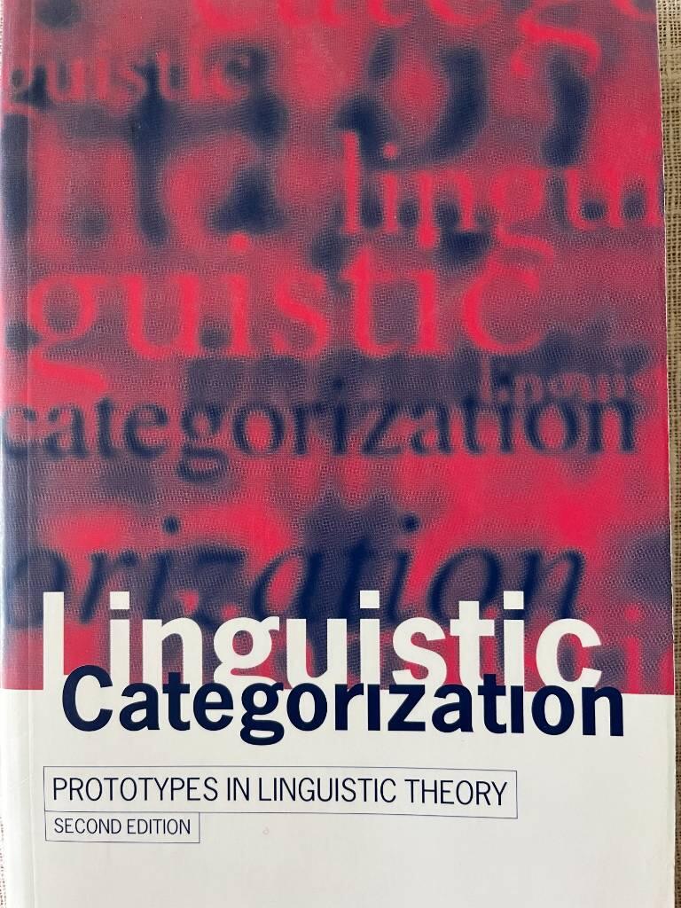 Linguistic categorization