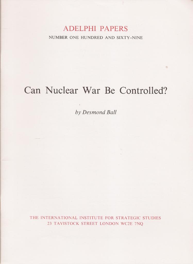 Can nuclear war be controlled?