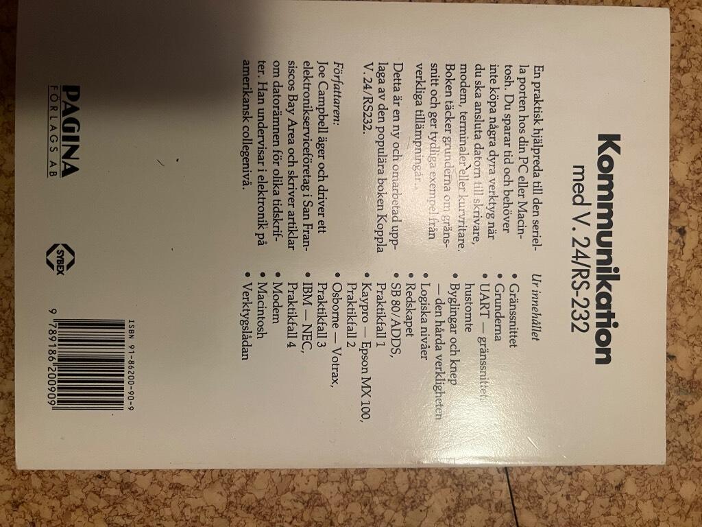 Kommunikation med V.24/RS-232