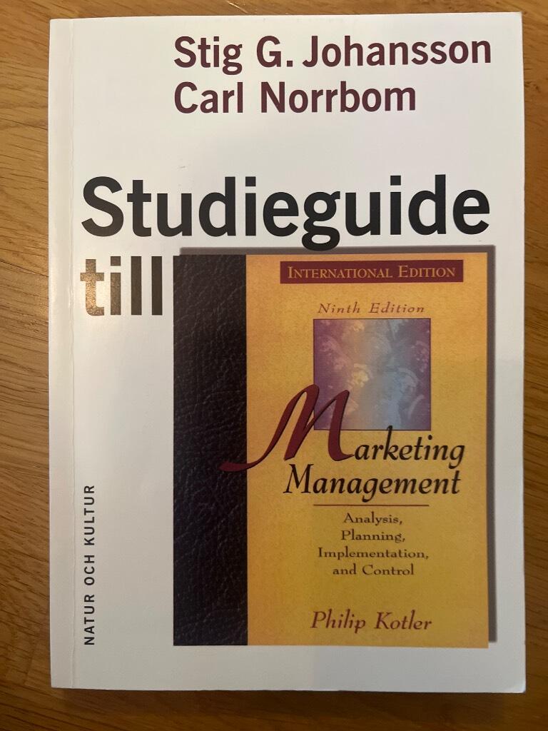 Studieguide till marketing