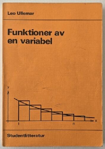 Funktioner av en variabel