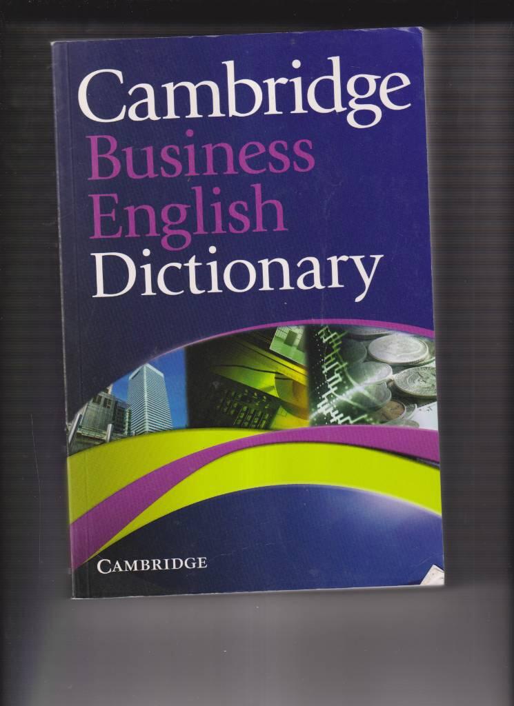 Cambridge business English dictionary