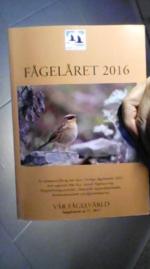 F&aring;gel&aring;ret : en sammanst&auml;llning &ouml;ver h&auml;ndelserna i Sveriges f&aring;gelmarker